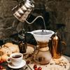 Pour over Coffee Dripper, Stainless Steel Coffee Filters, Easy to Clean Paperless Pour over Coffee Maker, Reusable Pour over Coffee Filters, Cone Coffee Dripper with Coffee Cone Cup Stand view 4