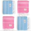 Arconiz Turkish Beach Towels 4 Pack Oversized 71x39 - Quick Dry Sand Free Pool Towels Set Light Blue Pink Premium Cotton Lightweight Beach Essentials Bulk Travel Towels Adults Swimming Vacation view 4