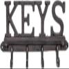 YQBUER Key Holder for Wall Wrought Iron Rack Key Coat Storage Rack Crafts Jewelry Home Storage Rack Living Room Bedroom Decoration view 1