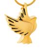 SHEIL Loss of Pet Cremation Jewelry Peace Dove Stainless Steel Keepsake Memorial Urn Pendant Necklace for Ashes - Engravable,4 view 1