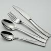 Hammered Silverware Set 16 Piece Flatware Set for 4 18/10 Stainless Steel Kitchen Cutlery Utensil Include Knife Fork Spoon Teaspoon view 1