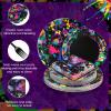 Baderke 192 Pcs Neon Glow Party Supplies Tableware Set, Including Napkins, Forks, Plates, Neon Birthday Party Decorations, Serves 48 Guests view 3