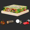 LIFKOME Kids Puzzles 18PCS Unfinished Small Wood Serving Tray for Crafts Projects, Unfinished Wooden Panel Boards for Painting Arts 9/16 Tray 3D Puzzle Tray for Kids Toy Storing Blank Puzzle view 3