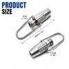 Metal Clothesline Rope Tight Grips Aluminium Tightener for Pulleys/Fixed Clothes Laundry Washing Line Household Supplies view 2