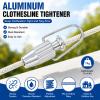 Metal Clothesline Rope Tight Grips Aluminium Tightener for Pulleys/Fixed Clothes Laundry Washing Line Household Supplies view 3