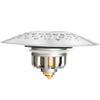 Universal Tub Stopper with Lid Hair Collector, Tub Drain Lid Stopper Pop-up Tub Drain Plug, Easy Installation and Cleaning, Bathtub Stopper with Drain Hair Catcher view 2