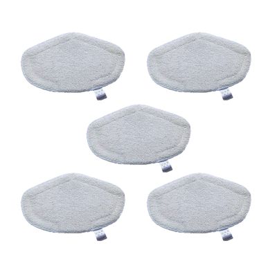 LANGshaw 5 Pcs Steam Mop Pad,Compatible for Polti for Kit for Vaporetto Series Quality Microfiber Steam Mop Cloths Leisurely