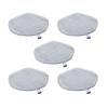 LANGshaw 5 Pcs Steam Mop Pad,Compatible for Polti for Kit for Vaporetto Series Quality Microfiber Steam Mop Cloths Leisurely view 1