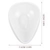 BESTonZON White Porcelain Cha Vessel, 3.9x2.9 inch Coffee Beans Dosing Cup, White Porcelain Cha Ice Scoop Sugar Spoon Tea Scoop Vessel view 2