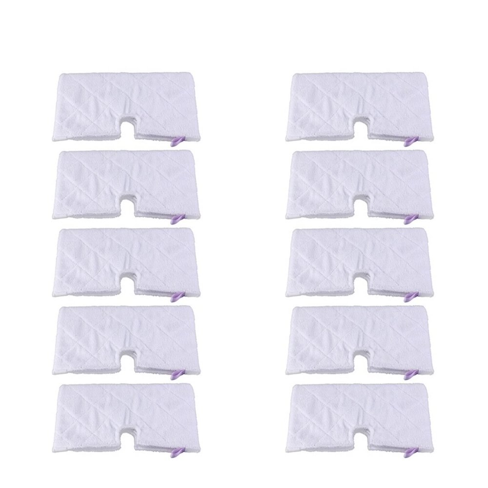 LANGshaw 10PCS Washable Multifunctional Replaceable Mop Heads Compatible for Shark S3550/S3901/S3601/S3501 Series Steam Cleaner Parts Leisurely