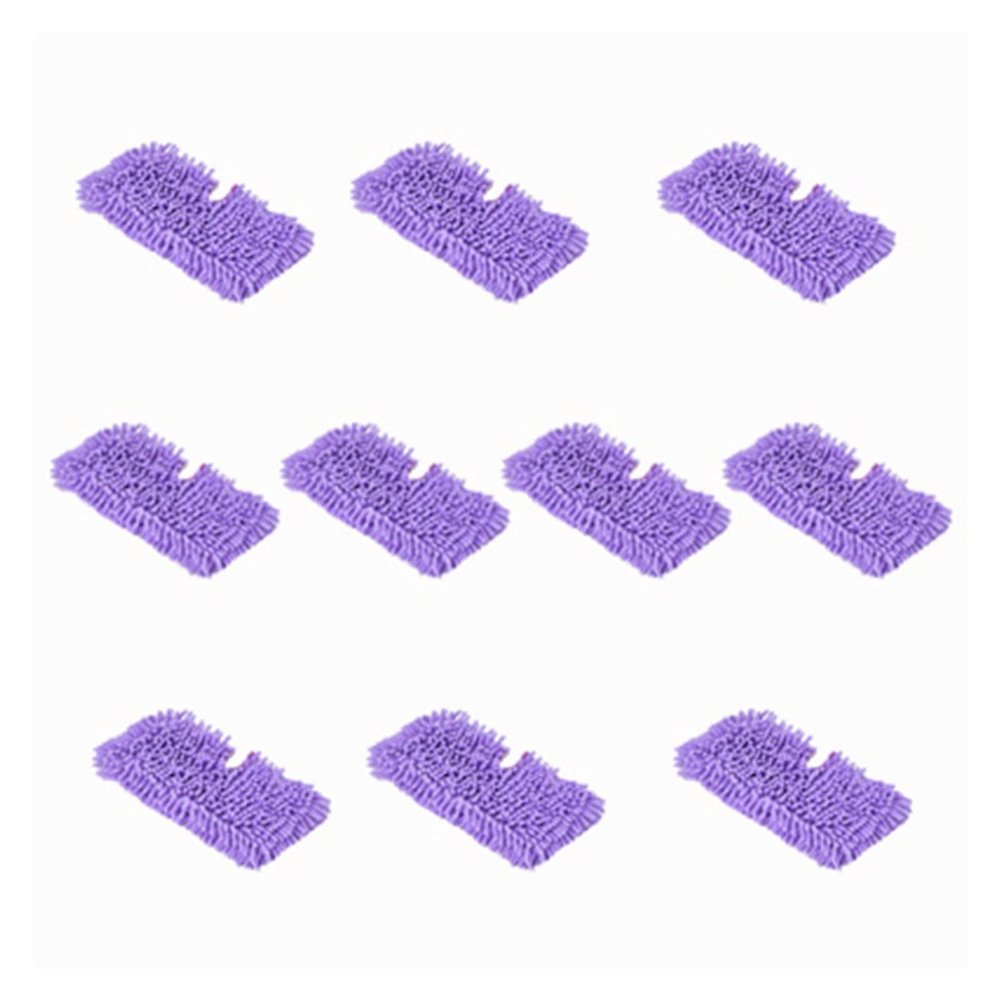 LANGshaw 10PCS Chenille Yarn Material Steam Cleaner Head Mop Pads, Compatible for Shark S3550/s3901/s3601/s3501 Series Steam Cleaner Parts Leisurely