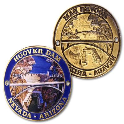 Armed Forces Depot Hoover Dam Hiking Stick Medallion