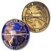 Armed Forces Depot Hoover Dam Hiking Stick Medallion view 1