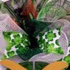 Luxury Handmade St. Patricks Day Deco Mesh Wreath  Irish Welcome Owl Front Door Decor, 24" or 28" view 3