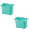 TROFAST Storage Box, Turquoise, 16 x11 x9 " Stackable Open Containers/Bins for TROFAST Frames Pack of 2 view 1