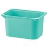 TROFAST Storage Box, Turquoise, 16 x11 x9 " Stackable Open Containers/Bins for TROFAST Frames Pack of 2 view 2