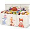 Zebra Baby Toy Storage Organizer for Kids and Toddlers, 40" x 13.5" x 16.5" - Large Collapsible Toy Chest for Living Room - Box, Bin, Organizer for Boys and Girls, Extra Big view 1