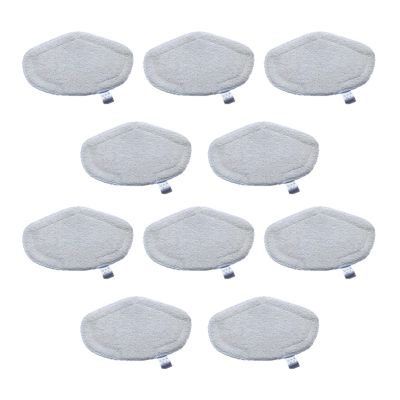 LANGshaw 10PCS Microfiber Steam Mop Replacement Parts, Compatible for Polti for Kit Vaporetto for Series Steam Cleaner Mop Pads Leisurely