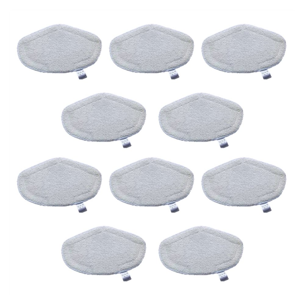 LANGshaw 10PCS Microfiber Steam Mop Replacement Parts, Compatible for Polti for Kit Vaporetto for Series Steam Cleaner Mop Pads Leisurely