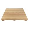 BambooMN Bamboo Bath Mat for Bathroom, Spa, Outdoor Shower, Extra Large Square (24" x 24" x 1.3"), Anti-Slip, Water Resistant Coating - 1 Piece view 1