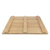 BambooMN Bamboo Bath Mat for Bathroom, Spa, Outdoor Shower, Extra Large Square (24" x 24" x 1.3"), Anti-Slip, Water Resistant Coating - 1 Piece view 2