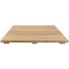 BambooMN Bamboo Bath Mat for Bathroom, Spa, Outdoor Shower, Extra Large Square (24" x 24" x 1.3"), Anti-Slip, Water Resistant Coating - 1 Piece view 3