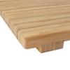 BambooMN Bamboo Bath Mat for Bathroom, Spa, Outdoor Shower, Extra Large Square (24" x 24" x 1.3"), Anti-Slip, Water Resistant Coating - 1 Piece view 4