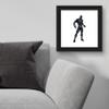 Trends International Gallery Pops Marvel Comics Avengers - Black Panther Wall Art Wall Poster, 12" x 12", Black Framed Version view 4