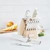 Cuisinart 15-Piece Knife Set with Block, High Carbon Stainless Steel, Forged Triple Rivet, Natural C77CTR-15P view 4