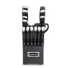 Cuisinart 15-Piece Knife Set with Block, High Carbon Stainless Steel, Forged Triple Rivet, Black/Black C77BTR-15PBK view 2
