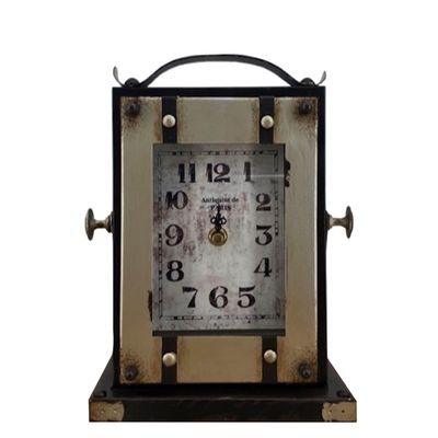 The King's Bay Desk or Mantel Clock with Vintage Style Camera Design