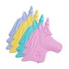 Cool Coolers by Fit & Fresh Kids Lunch Box Ice Packs, Slim Shaped Freezer Pack for Lunch Bags and Coolers 4 Pack Unicorn view 2
