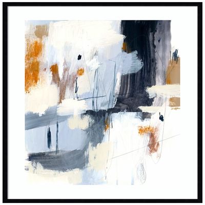 Amanti Art Framed Wall Art Print 41x33 Variant I by Victoria Barnes, Abstract Wall Art, Modern Contemporary Decor, X-Large Poster Painting Artwork for Living Room, Bedroom, Bathroom, Kitchen, Office