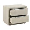 Armen Living Abbey 2 Drawer Nightstand in Grey Oak Wood view 4