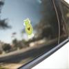 Avocato Avocado Cat 5 Inch Waterproof Decal Sticker Wall Window Vegan Bee Vegetarian Pride Natural Hippie Green Art Artistic Peta Homemade Nuts Sunflower Tie Dye Peace Kosher Tofu Feminist CS1477-2PK view 3