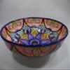 17" TALAVERA SINK drop in (semi-recessed) mexican handmade hand painted ceramic view 1