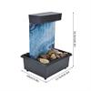 BNNP Indoor Tabletop Fountains Home Restaurant Desk Office Desktop Creative Fountain Running Water Ornaments Landscaping Ornaments Decoration Meditation Fountain view 2