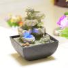 BNNP Indoor Tabletop Fountains Tabletop Fountain Home Stone Water Desktop Fountain Bedroom Living Room Decor Waterfall Fountain Office Desk Decoration Fountains Decoration Meditation Fountain view 2
