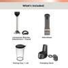 BLACK+DECKER Kitchen Wand Cordless Immersion Blender, Hand Blender with Charging Dock, Grey (BCKM1011K01) view 3