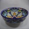 17" TALAVERA SINK drop in (semi-recessed) mexican handmade hand painted ceramic view 1