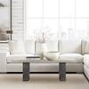 Armen Living Abbey Concrete and Grey Oak Wood Coffee Table view 2