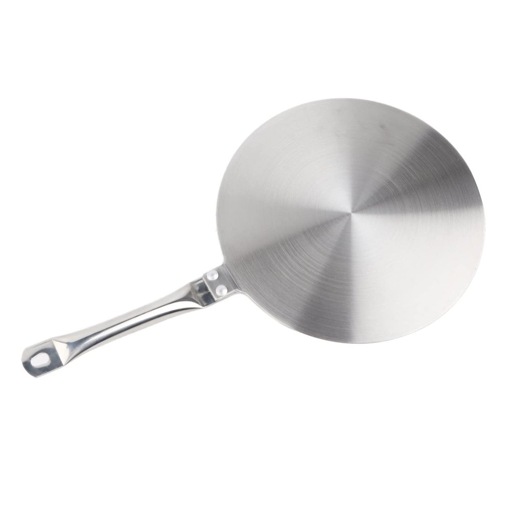 Heat Diffuser, Stainless Steel Induction Adapter Plate for Electric Gas Stove Glass Induction Cooktop, 8.6inch