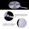 Heat Diffuser, Stainless Steel Induction Adapter Plate for Electric Gas Stove Glass Induction Cooktop, 8.6inch view 3