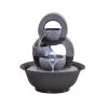Indoor Tabletop Fountains Simple Living Room Flowing Water Fountain Decoration Feng Shui Ball Waterscape Office Table Wheel Decoration Housewarming Opening Gift Decoration Meditation Fountain view 1