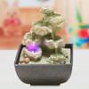 Indoor Tabletop Fountains Office Home Feng Shui Wheel Ornament Flowing Water Small Fountain Decoration Creative Desktop Rockery Desktop Decoration Decoration Meditation Fountain view 4