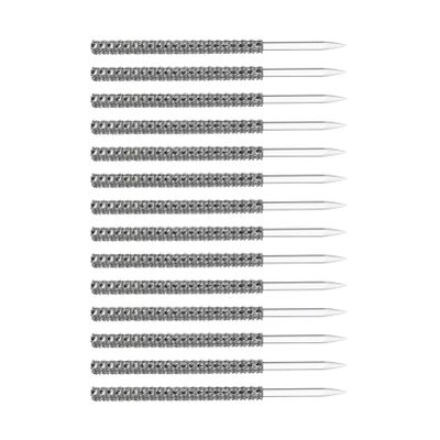 12pcs Acrylic Candy Sticks with Rhinestone Shine for Cake Lollipops