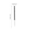 12pcs Acrylic Candy Sticks with Rhinestone Shine for Cake Lollipops view 2