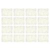 20 PCS Flower Wall Panel Artificial Flowers Wall Decoration 24" x 16" Decorative Hydrangea Flower Panels Wall for Home Party Wedding Christmas Festival Photo Backgdrop Decor (20PCS, White) view 1