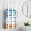 Towel Holders for Bathroom Wall Mounted, Bethom Towel Storage for Small Bathroom, Wall Towel Rack for Rolled Towels Bath Washcloths, White view 1