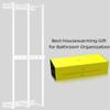 Towel Holders for Bathroom Wall Mounted, Bethom Towel Storage for Small Bathroom, Wall Towel Rack for Rolled Towels Bath Washcloths, White view 2